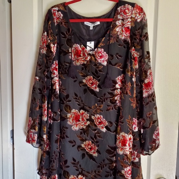 cupcakes & cashmere Dresses & Skirts - Cupcakes and Cashmere, Velvet Burnout Mini Dress